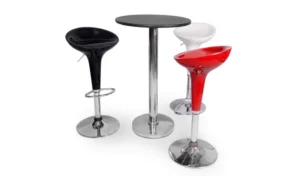 Barstool Bulat Chrome