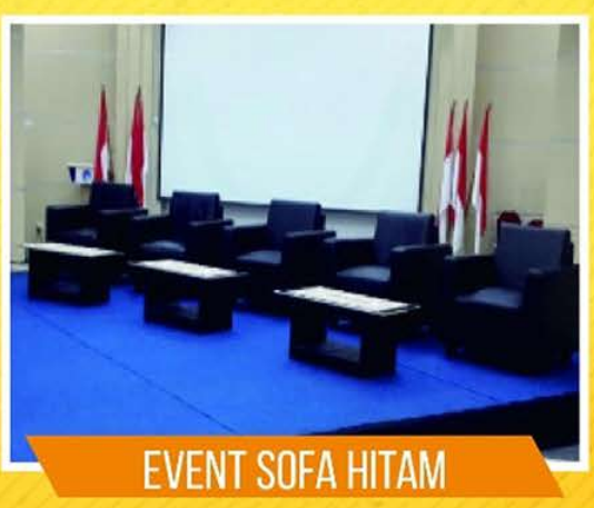 Sofa Event Hitam